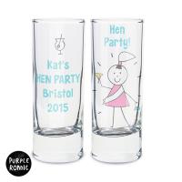 Personalised Purple Ronnie Female Shot Glass Extra Image 2 Preview